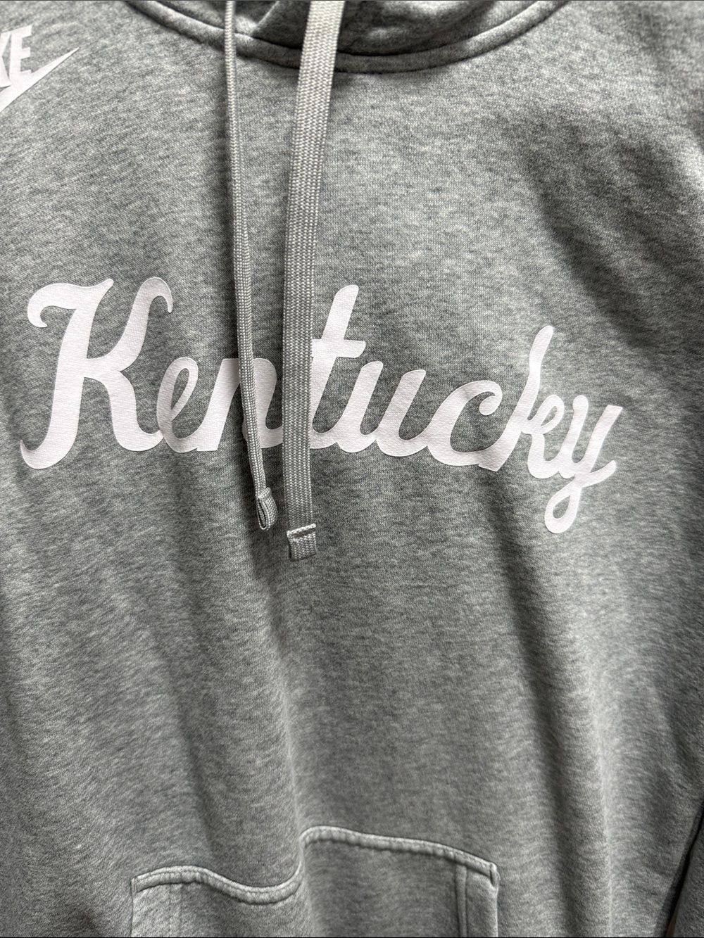 Nike Grey Crewneck Sweatshirt with Blue Accents - Picture 5 of 7